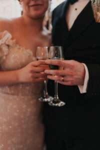 Detail photo of wedding drinks