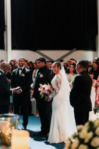 Wedding ceremony at Warehouse Church in Newport